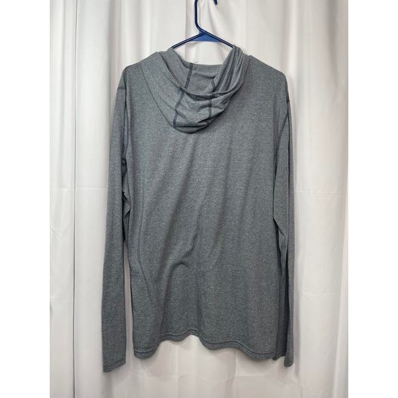 Under Armour women's XL extra light hoodie knit heat gear light weight gray - Picture 3 of 13